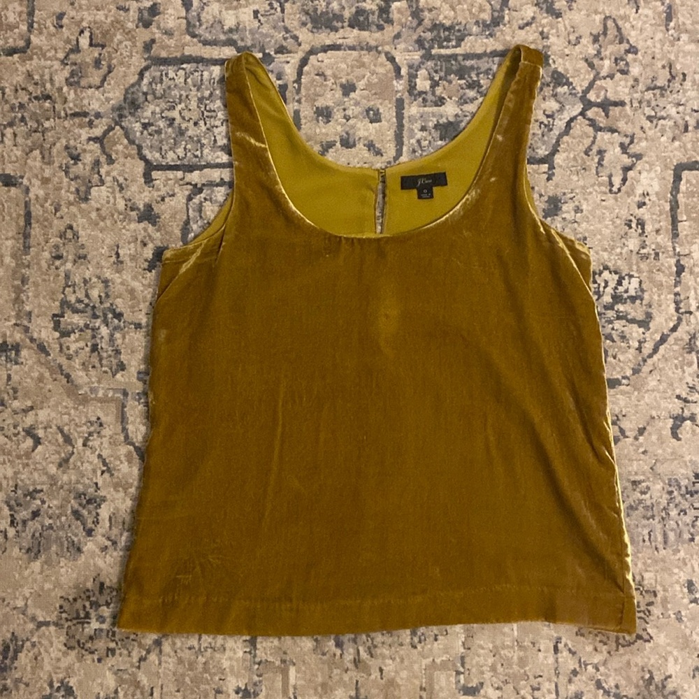 Holiday J Crew Velvet Top